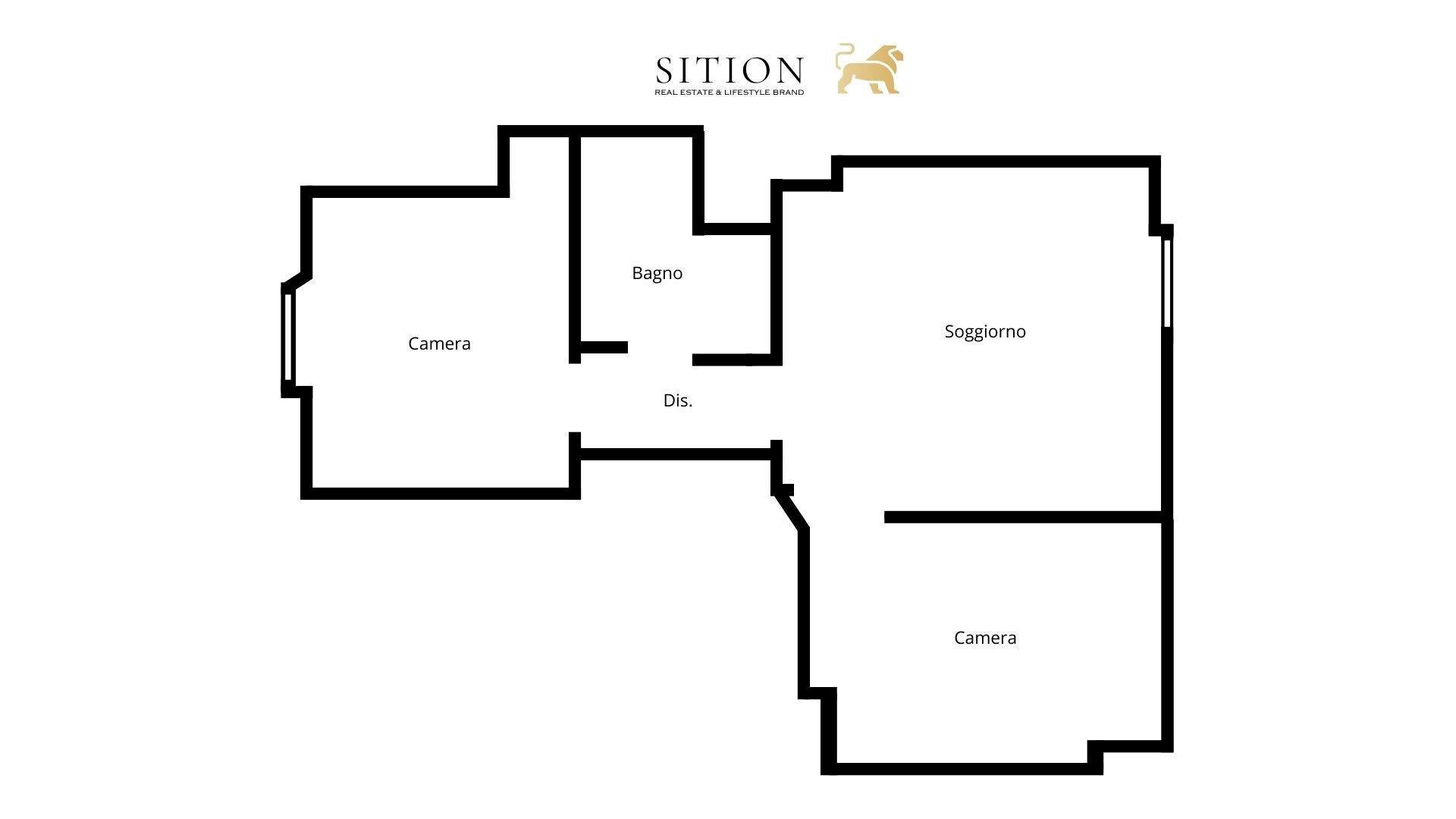 Foto 21 - Three-room apartment Via Ceresio
 
3, Milano - floor plans 1