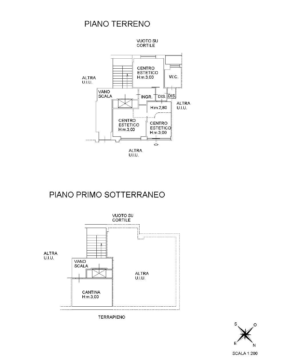 Negozio via Monchiero, 5, Monforte d'Alba - planimetria 1