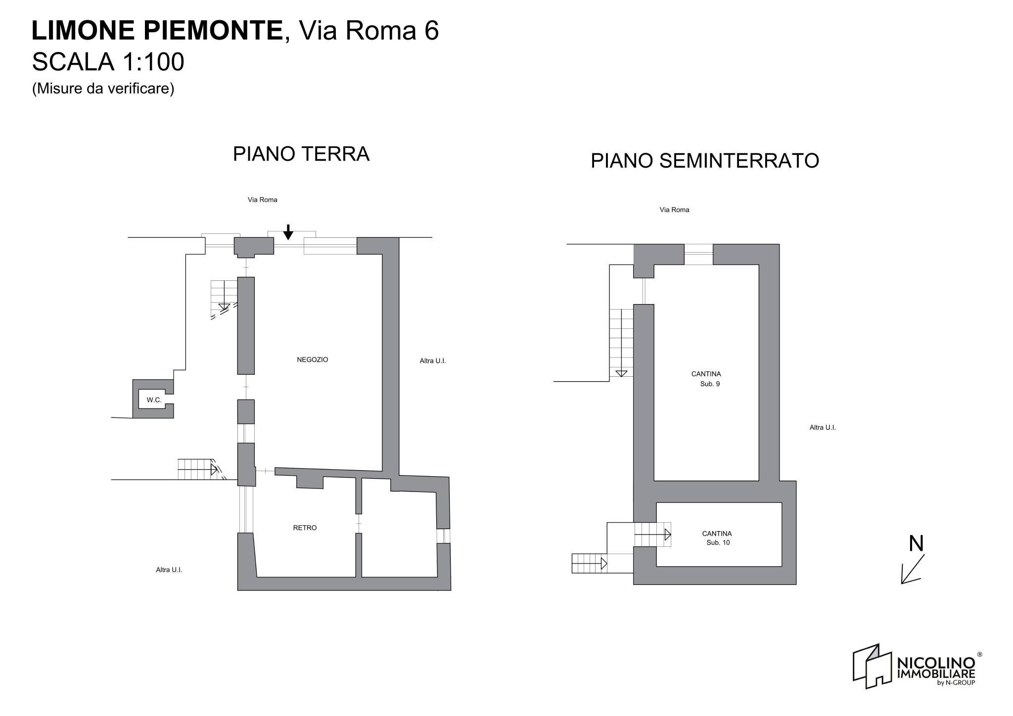 Casa indipendente via Roma, 6, Limone Piemonte - planimetria 1