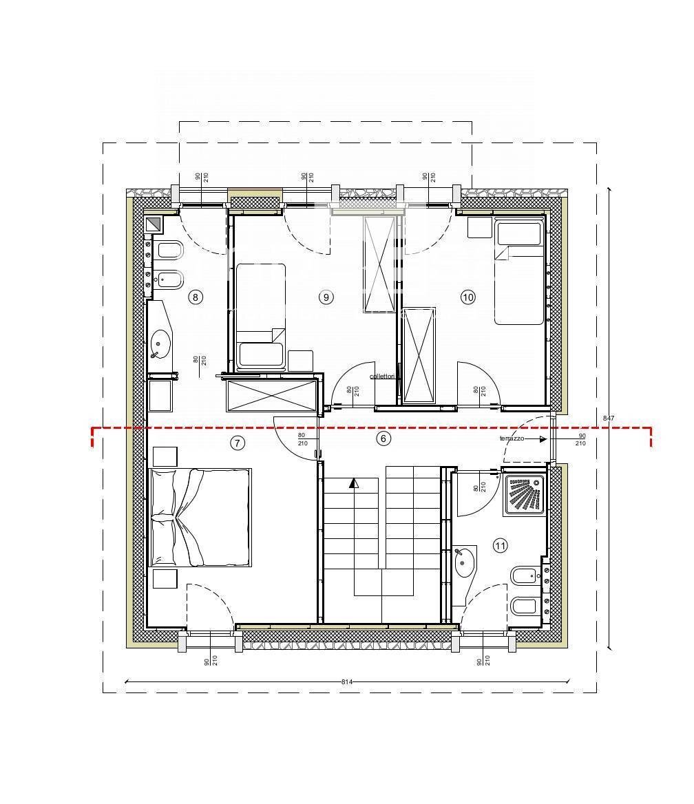 Foto 15 - Casa indipendente via Don G. Campion, Cimadolmo - planimetria 1