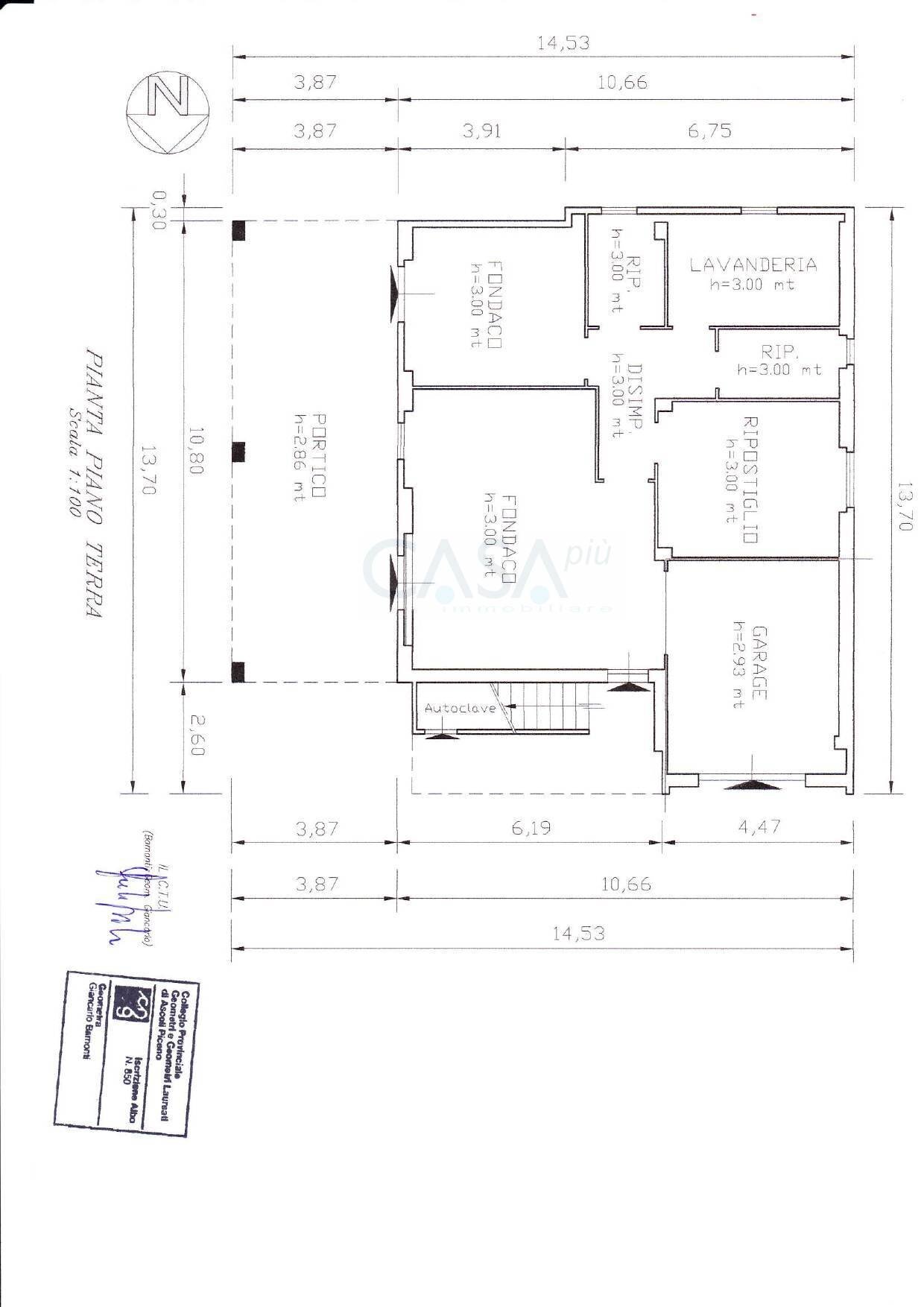 Foto 16 - Villa Contrada Montetinello, Monteprandone - planimetria 1