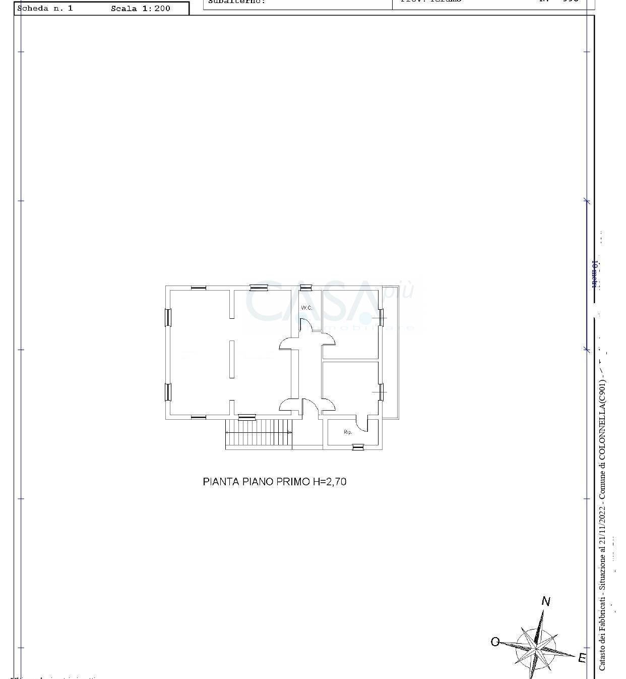 Foto 2 - Casa indipendente Via vecchia Salaria, Colonnella - planimetria 1