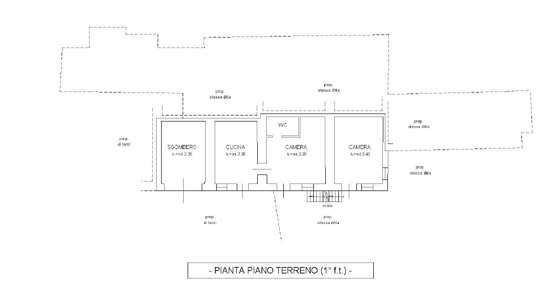 Rustic Frazione Brignola, Roccavione - floor plans 1