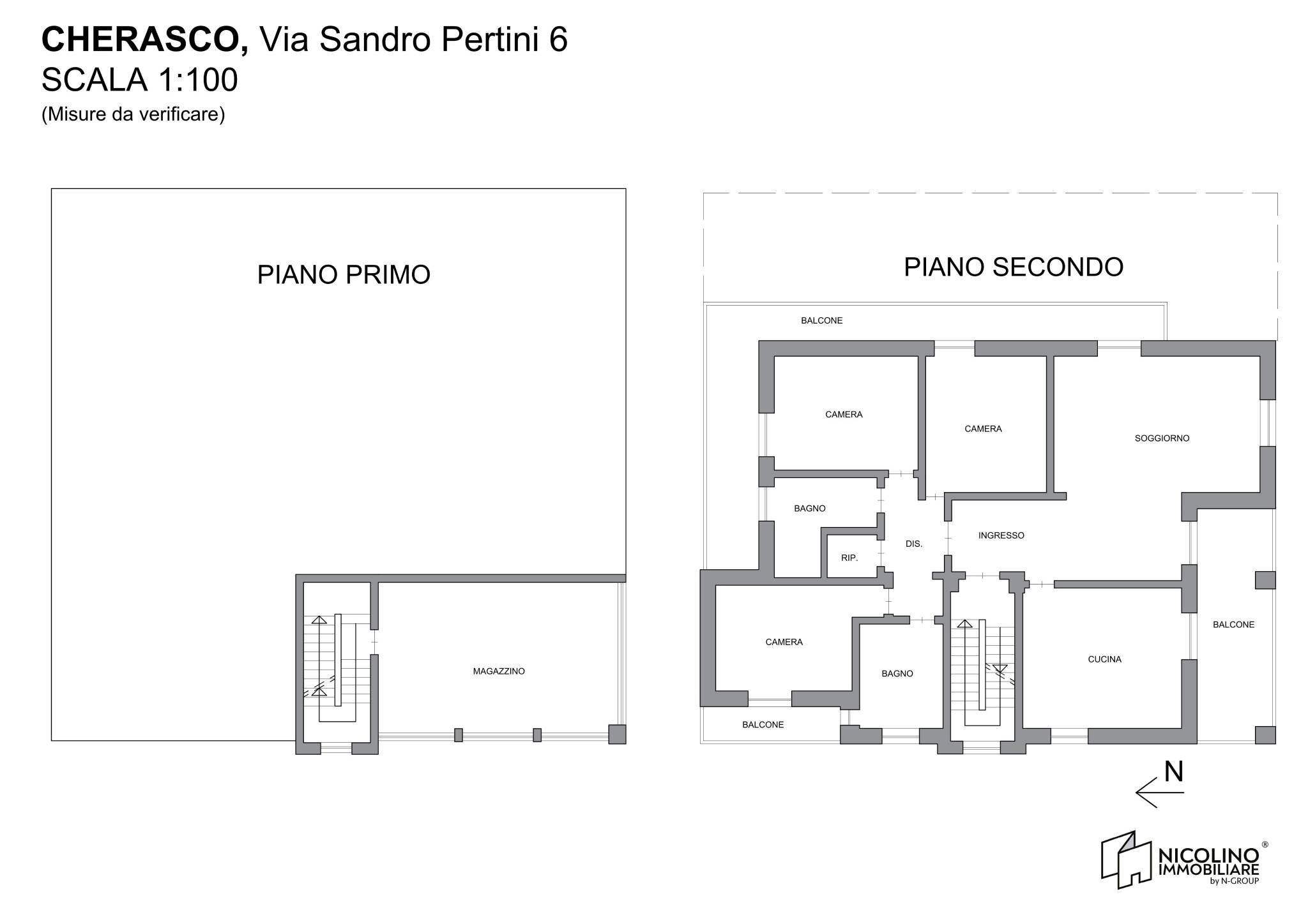 Capannone via Sandro Pertini, 6, Cherasco - planimetria 1