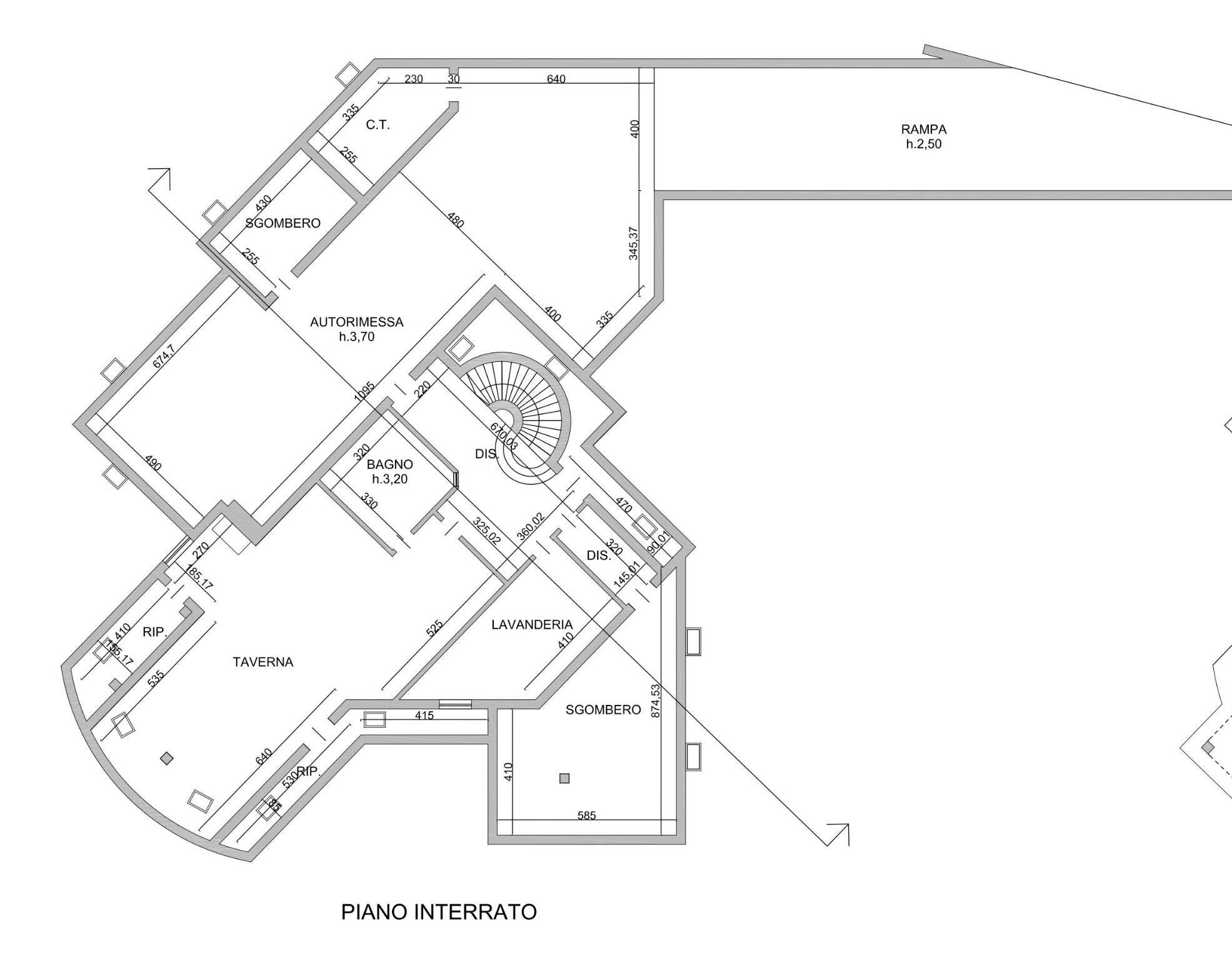 Villa via Provinciale, 9, Belvedere Langhe - planimetria 1