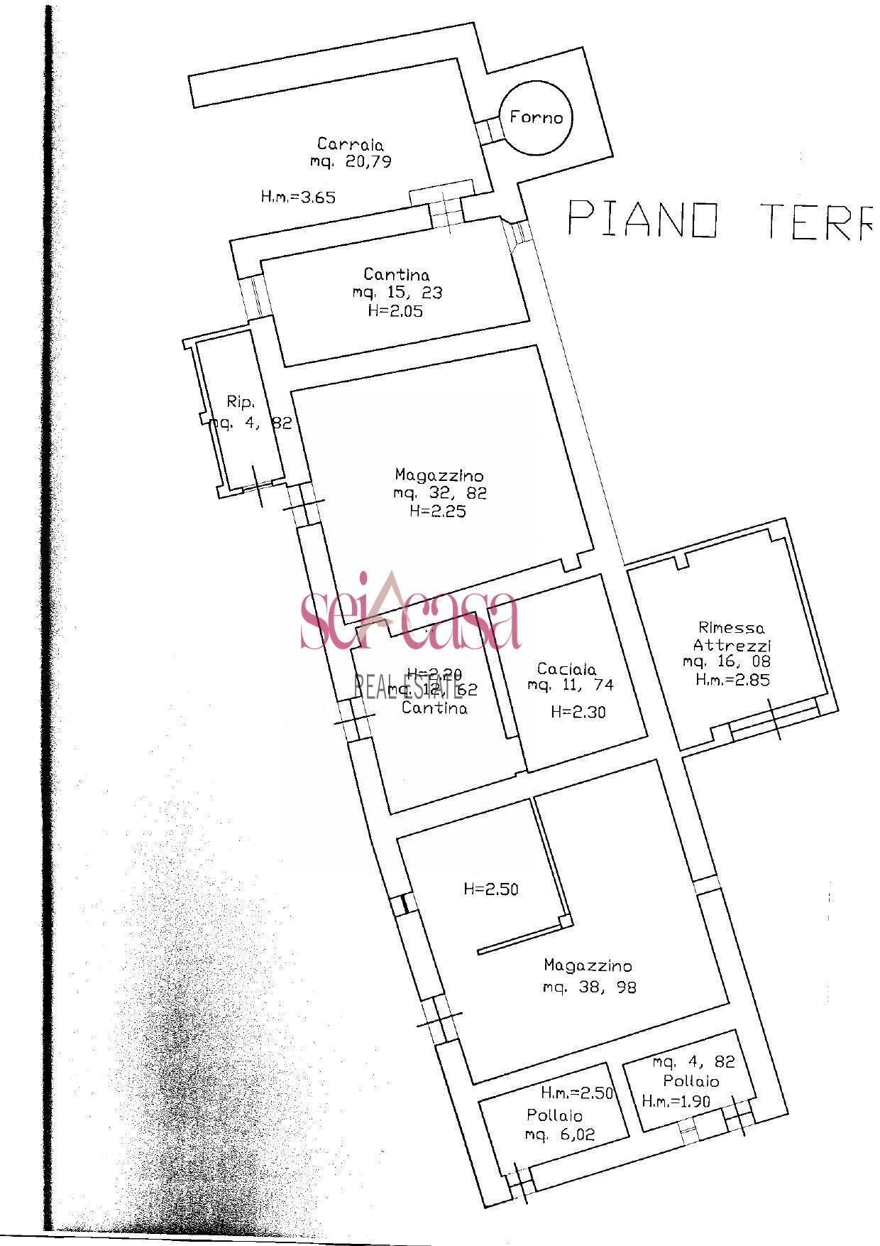 Foto 19 - Rustico Scansano - planimetria 1