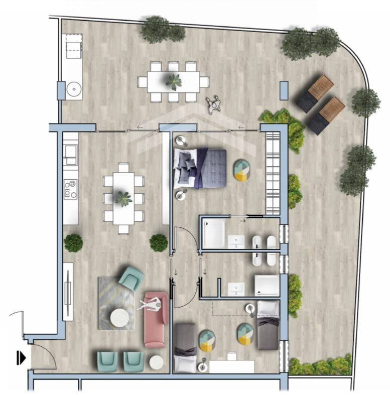 Foto 1 - Quadrilocale Termoli, Termoli - planimetria 1