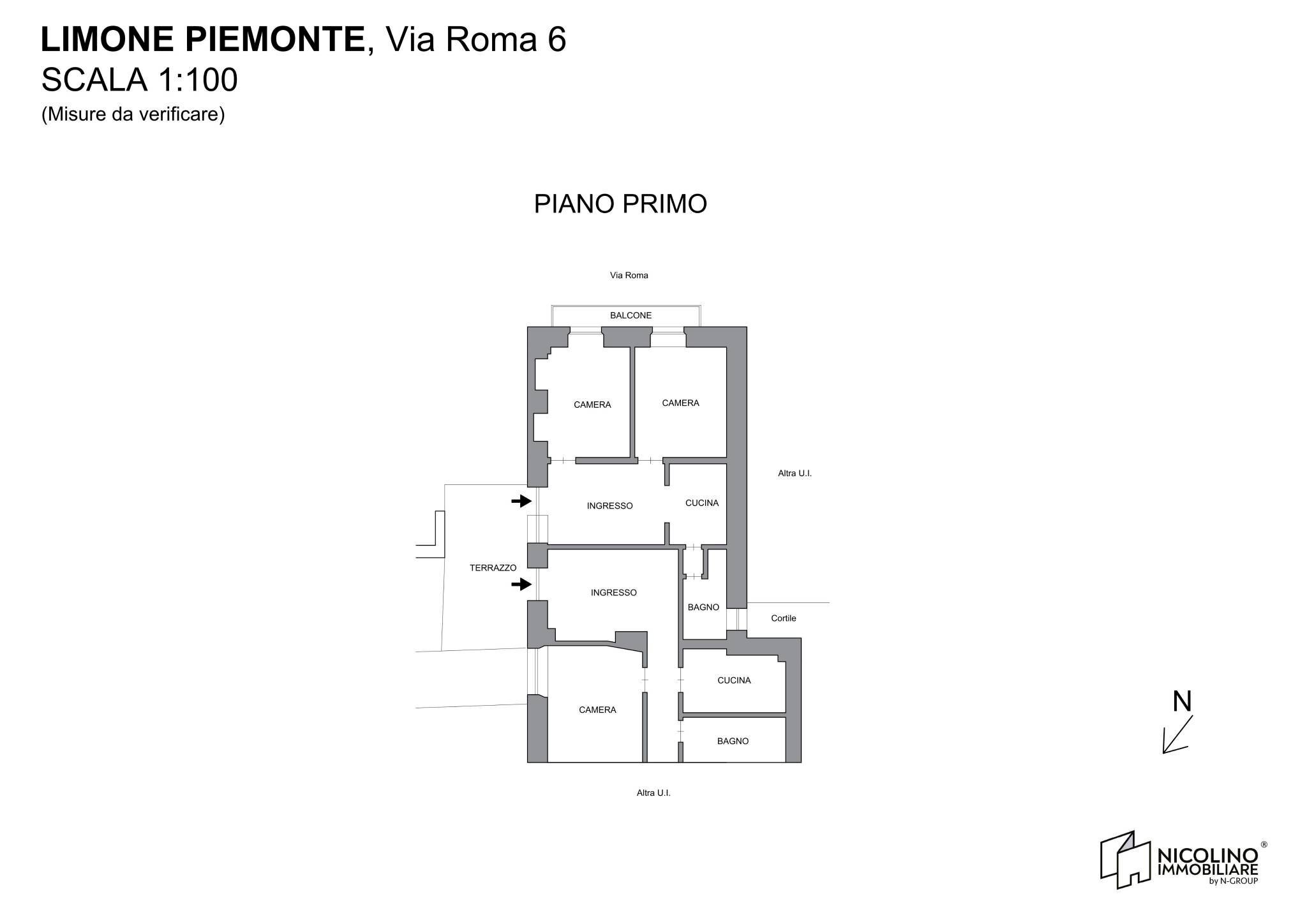 Apartment via Roma, 6, Limone Piemonte - floor plans 1