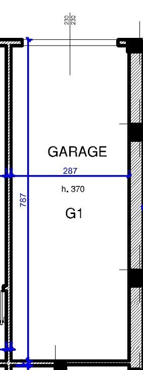 Magazzino via Roddino, 20, Monforte d'Alba - planimetria 1