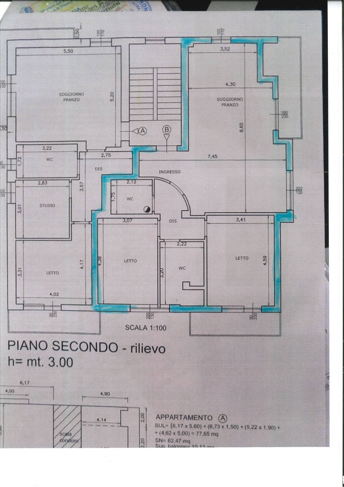 Foto 13 - Three-room apartment Via Oriani, San Benedetto del Tronto - floor plans 1