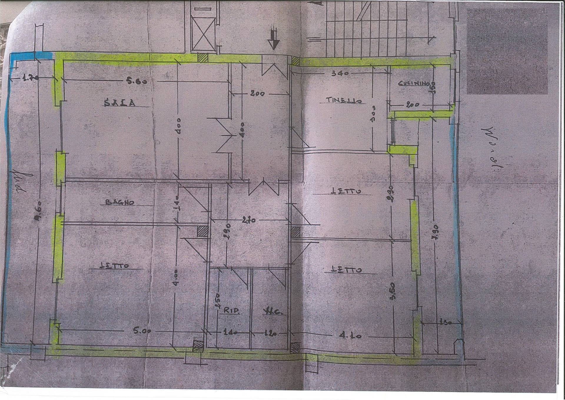 Foto 1 - Four-room apartment Via Voltattorni, San Benedetto del Tronto - floor plans 1