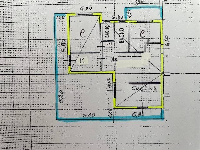 Foto 13 - Quadrilocale Via S. Aleramo, San Benedetto del Tronto - planimetria 1