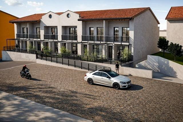 Facciata - Villa a Schiera via San Biagio, Monguzzo - foto 1