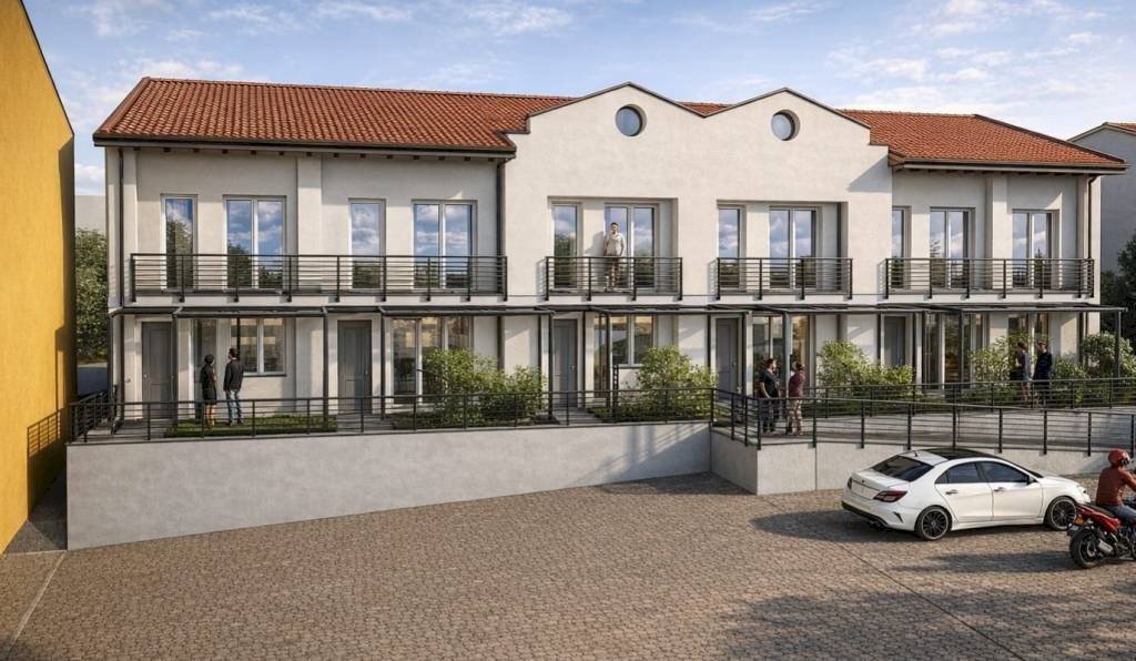 Facciata - Villa a Schiera via San Biagio, Monguzzo - foto 2