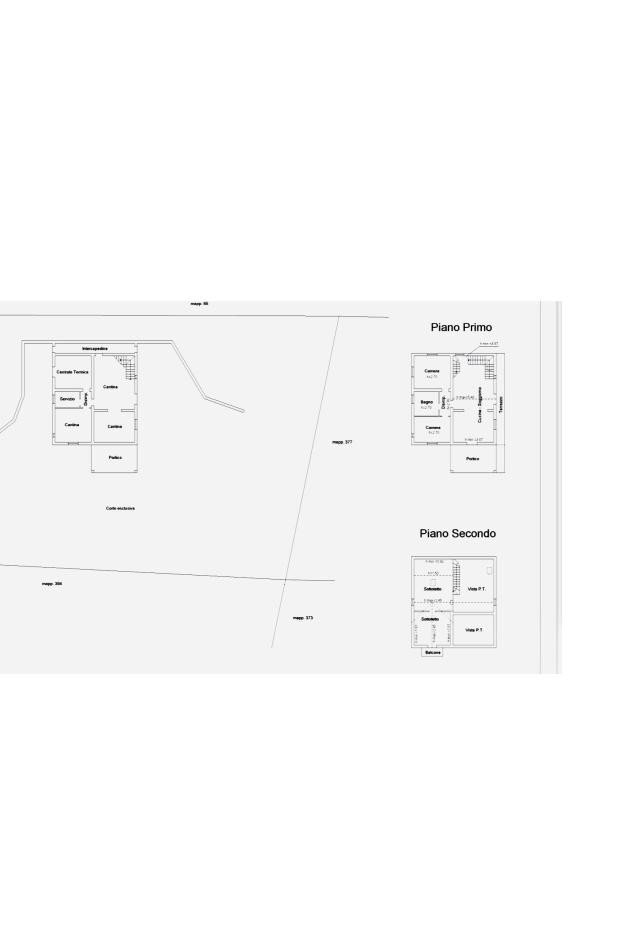 Villa via Fontanelle, Castel d'Aiano - planimetria 1