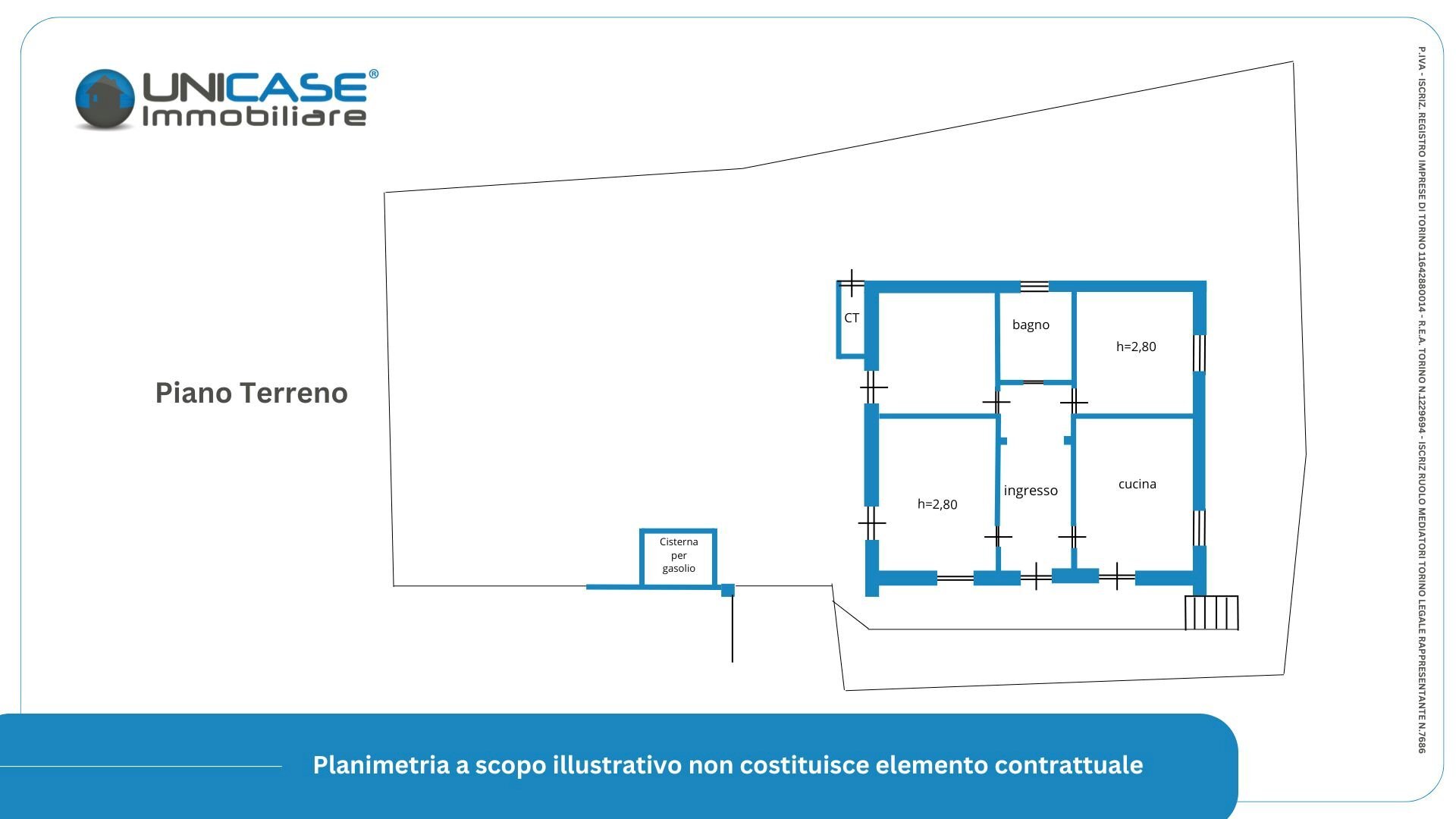 planimetria - Casa indipendente via cascina bianca, 9, frazione Crocera, Barge - planimetria 1