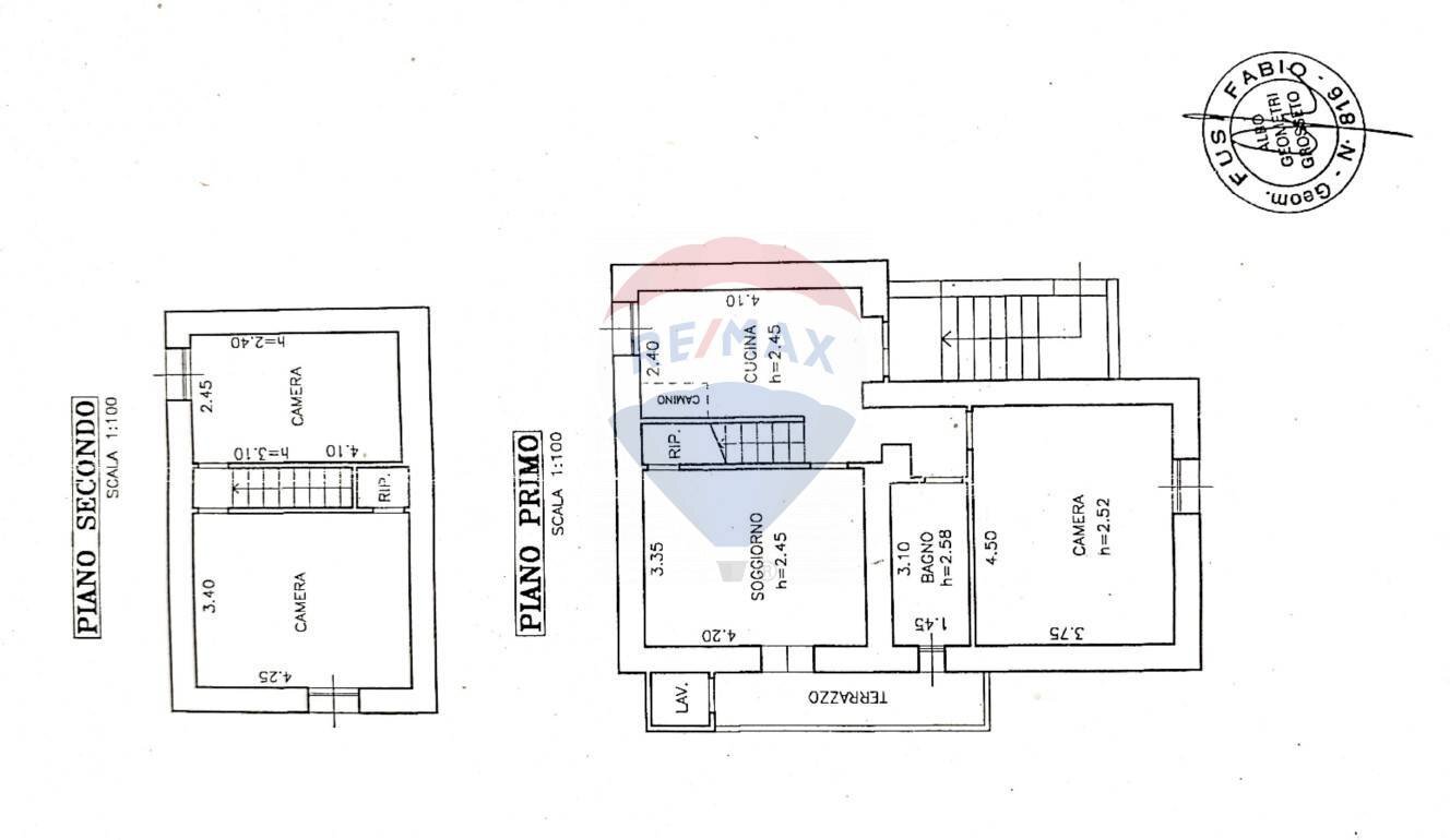 PLANIMETRIA - Casa indipendente VIA DEL PRETORIO
 
18, Arcidosso - planimetria 1