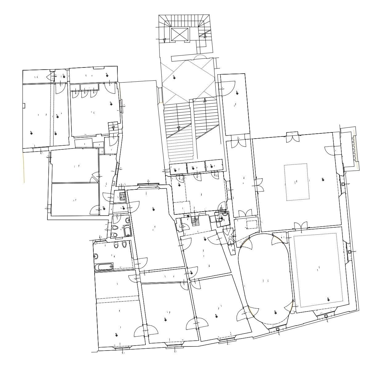 Appartamento via Francesco Rizzoli, 40, Bologna (zona Centro Storico) - planimetria 1