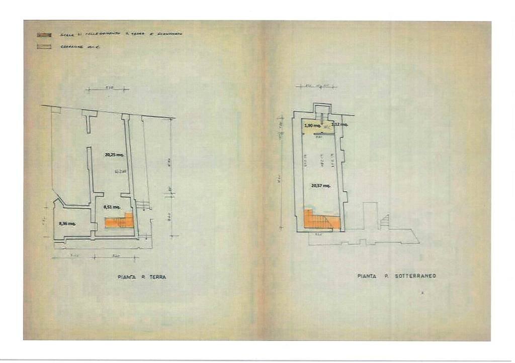 Planimetria - Negozio via Clavature, Bologna (zona Centro Storico) - foto 3