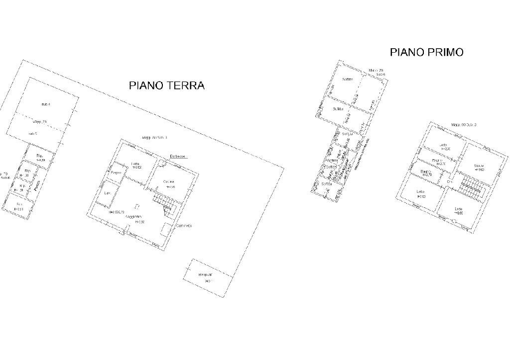 Independent house Via Rubadello, Medolla - floor plans 1