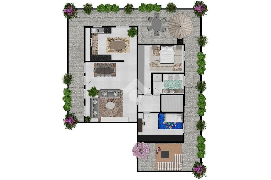 Attic Via strada statale dei giovi, Cormano - floor plans 1