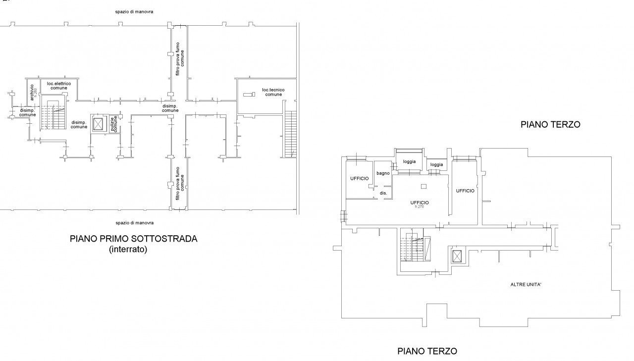 Office Parma - floor plans 1