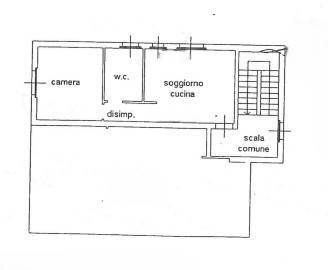 Foto 21 - Bilocale Via Della Faina, Induno Olona - planimetria 1