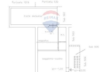Pianta 2D - Trilocale VIA CARLO ARMELLINI
 
17, Monterotondo - foto 6