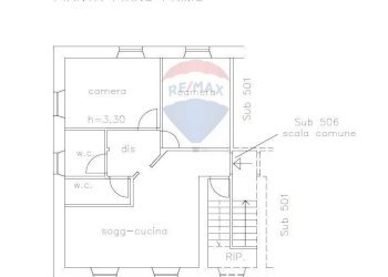 Pianta 2D - Trilocale VIA CARLO ARMELLINI
 
17, Monterotondo - foto 7