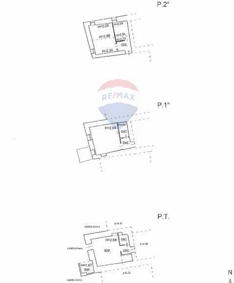 Pianta 2D - Casa semi indipendente Località Capo di Rio
 
8, Cingoli - planimetria 1