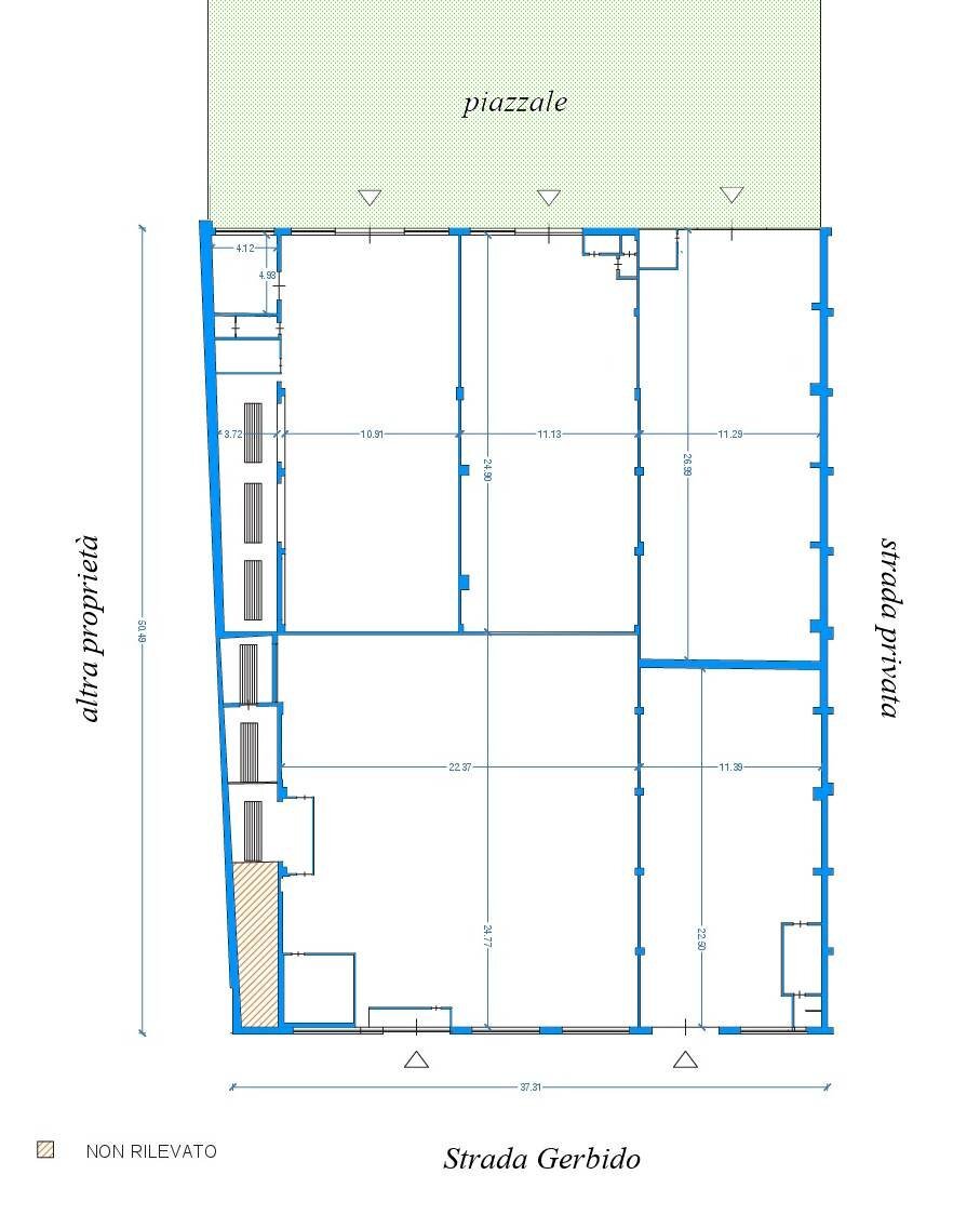Foto 2 - Capannone Strada Rivalta
 
14, Orbassano - planimetria 1