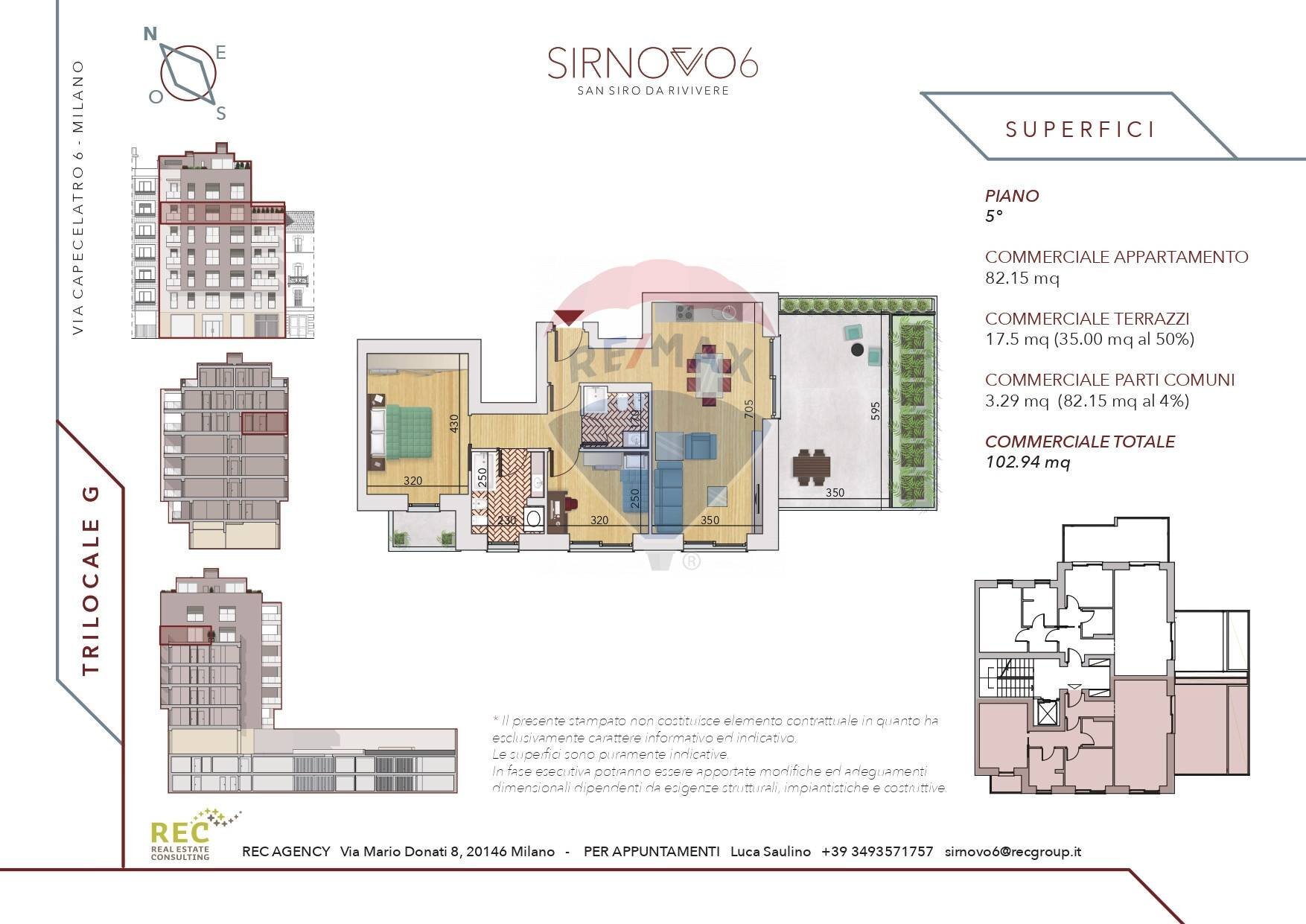 Pianta 2D - Appartamento Milano - foto 2