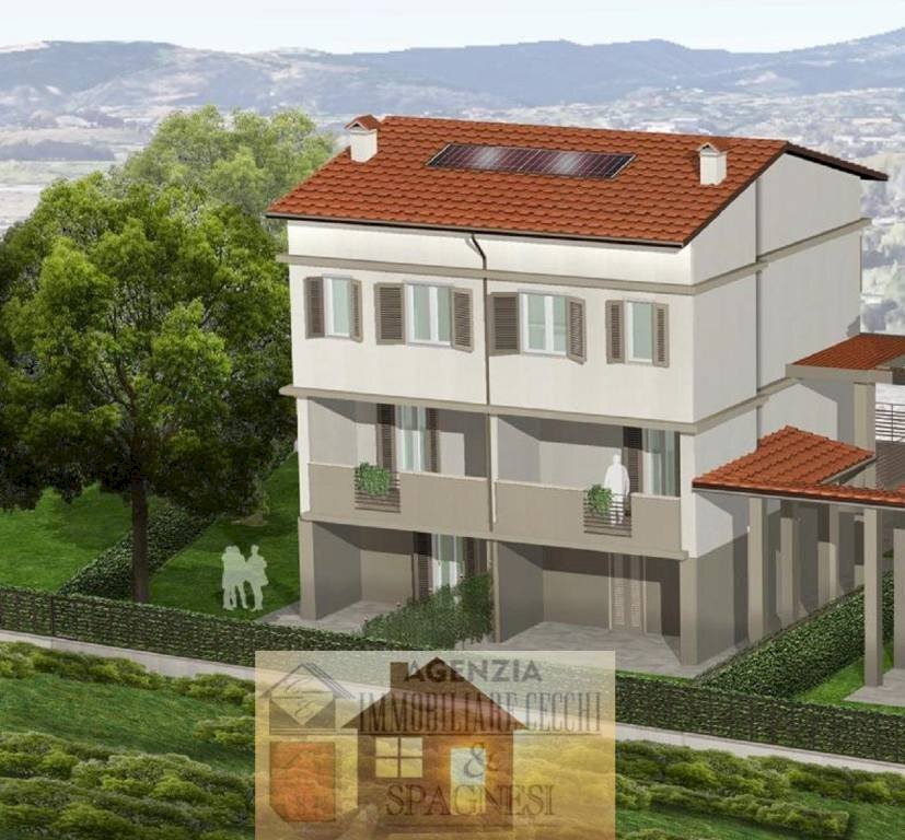Facciata - Villa a Schiera via del Maggino, Campi Bisenzio - foto 1