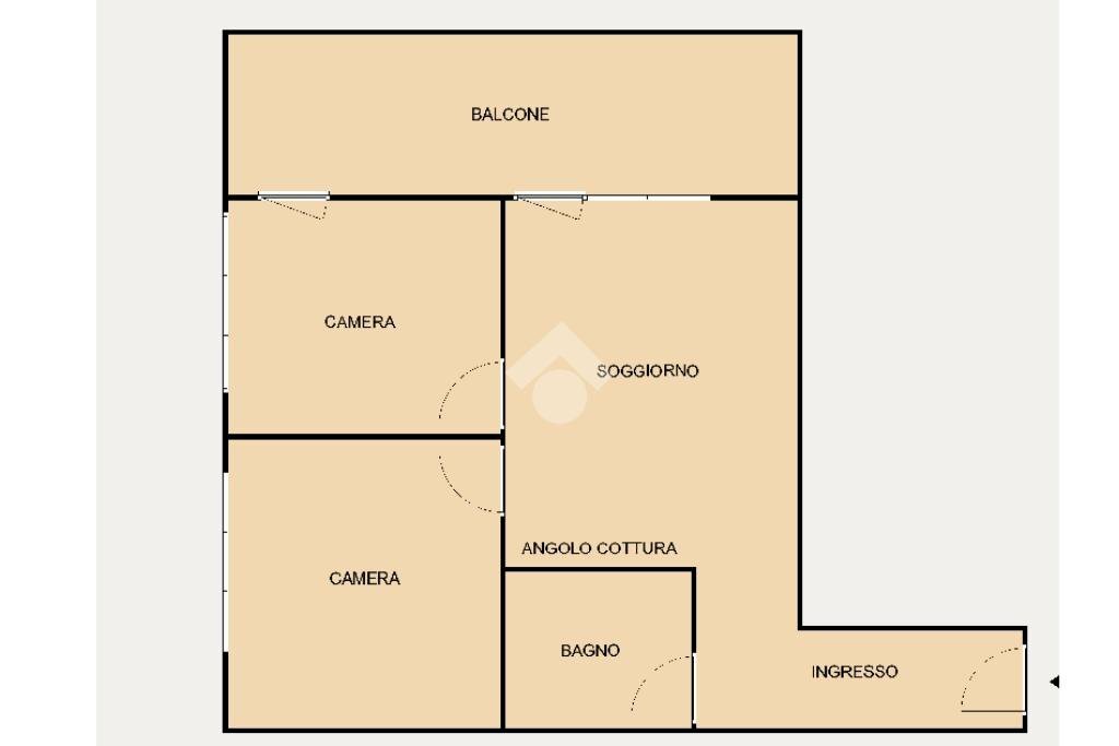 Trilocale Via Traversa dei Ceramisti, Albissola Marina - planimetria 1