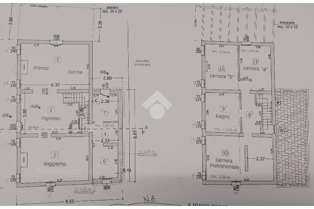 Independent house Via Fornace, Fusignano - floor plans 1