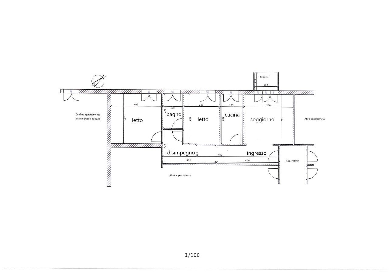 Apartment Modena - floor plans 1