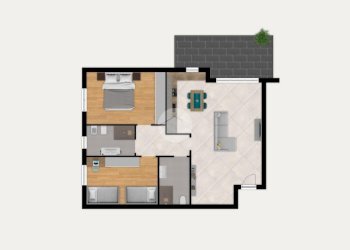 Three-room apartment Via Fanin, Sedriano - photo 2