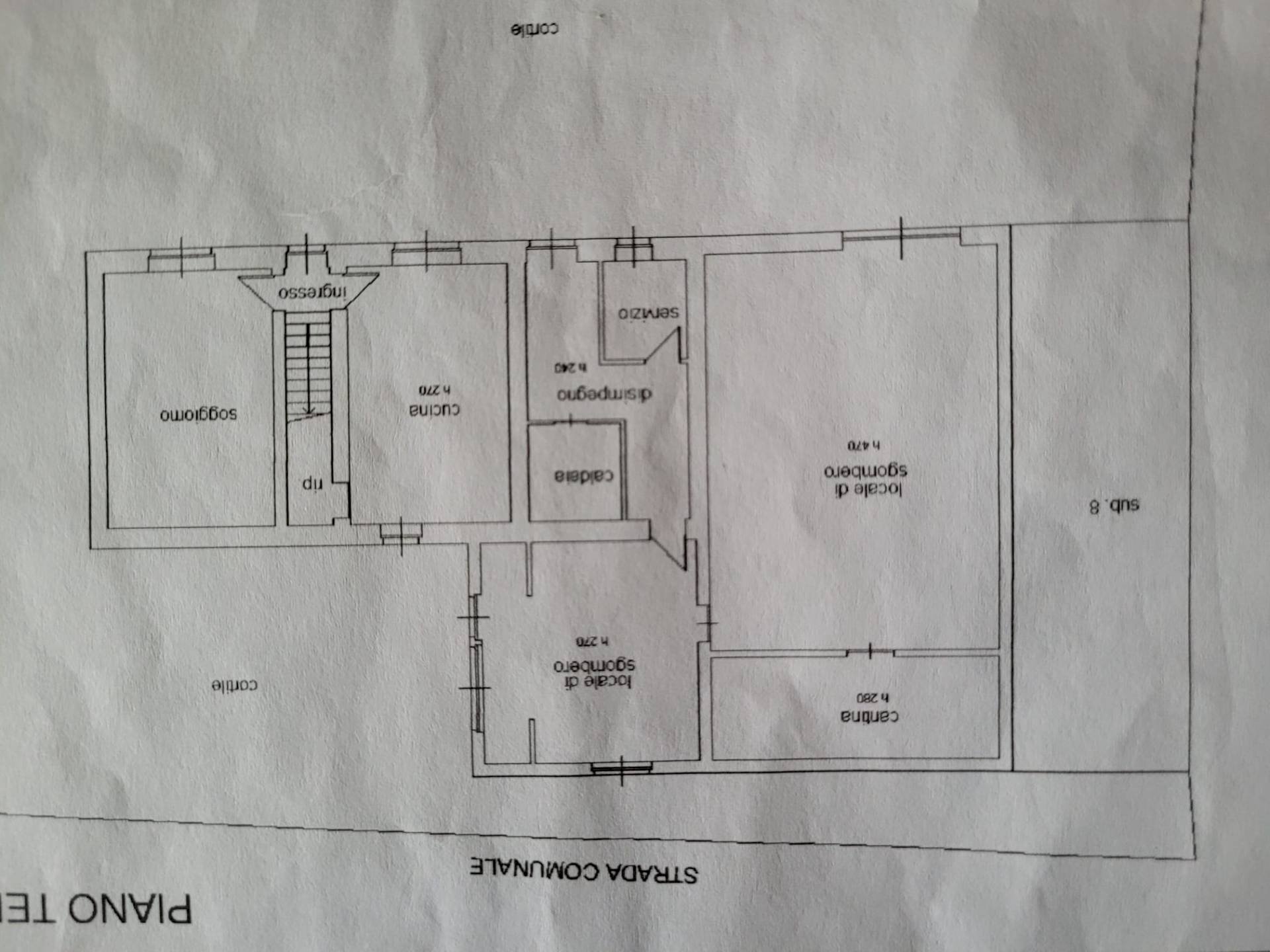 Foto 28 - Casa indipendente Castelnuovo Scrivia - planimetria 1