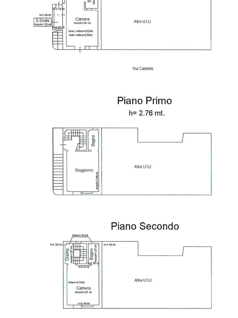 Trilocale Via Castello, Valsamoggia (zona Modena Est) - planimetria 1