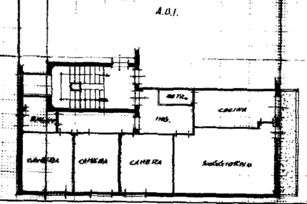 Quadrilocale Viale Ponchielli, Riccione - planimetria 1