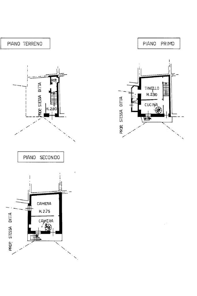 Semi-detached house Piazza martiri della libertà, Almese - floor plans 1