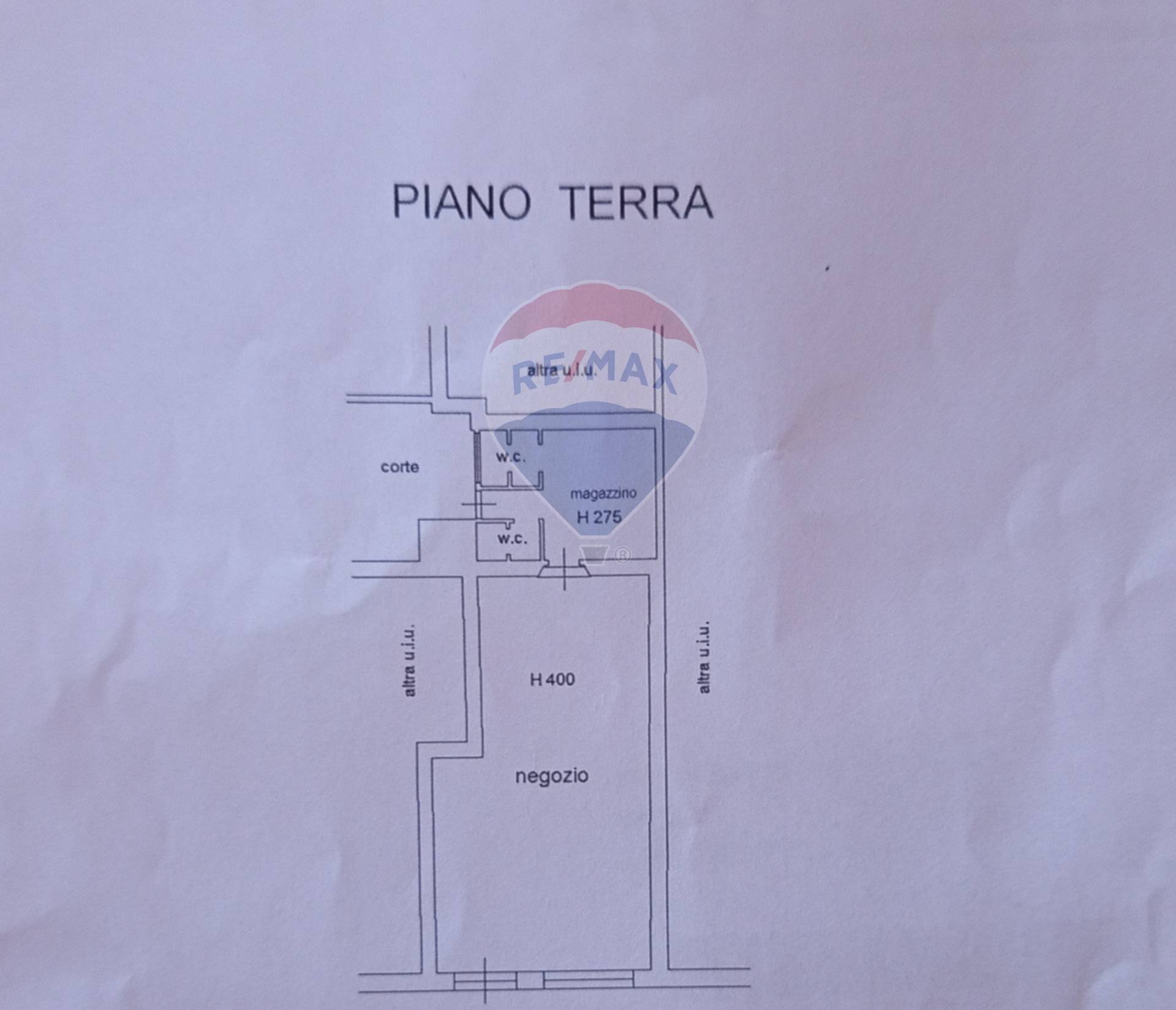 Pianta 2D - Commercial Activity Piombino - floor plans 1