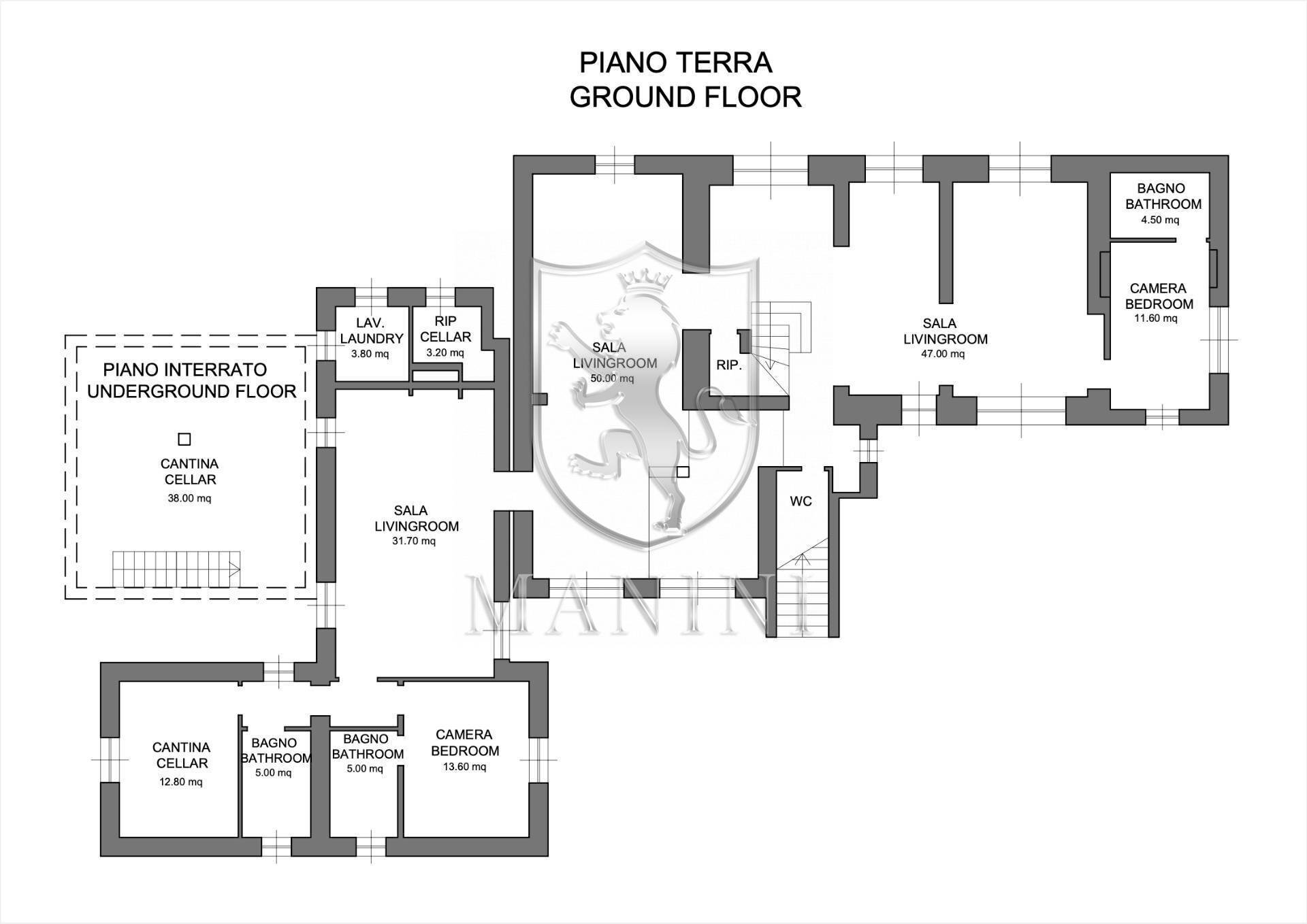 \nFoto 38\n - Rustic cortona
 
3, Cortona - floor plans 1