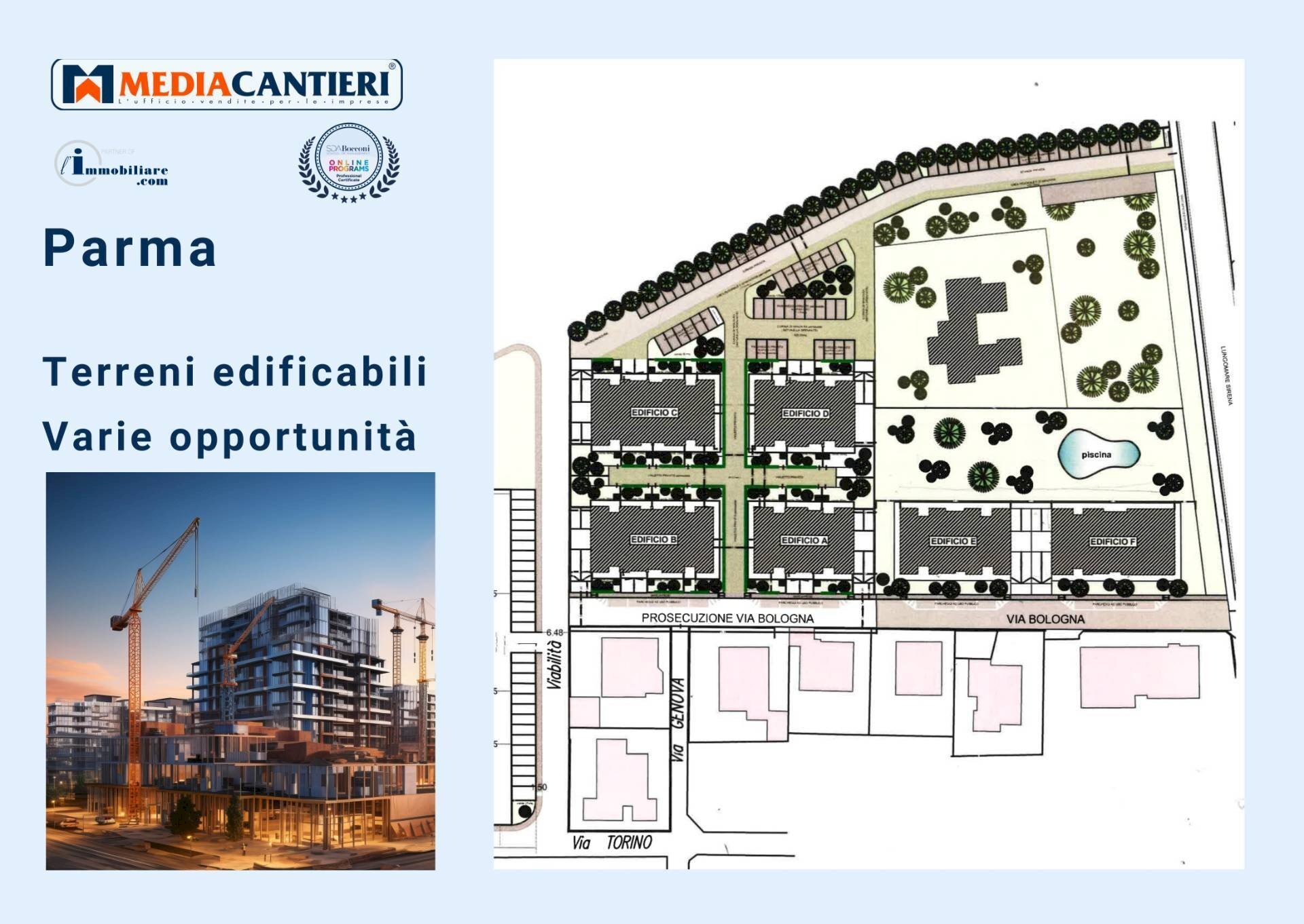 Foto 8 - Building land Via Martiri Della Liberazione, Parma - floor plans 1