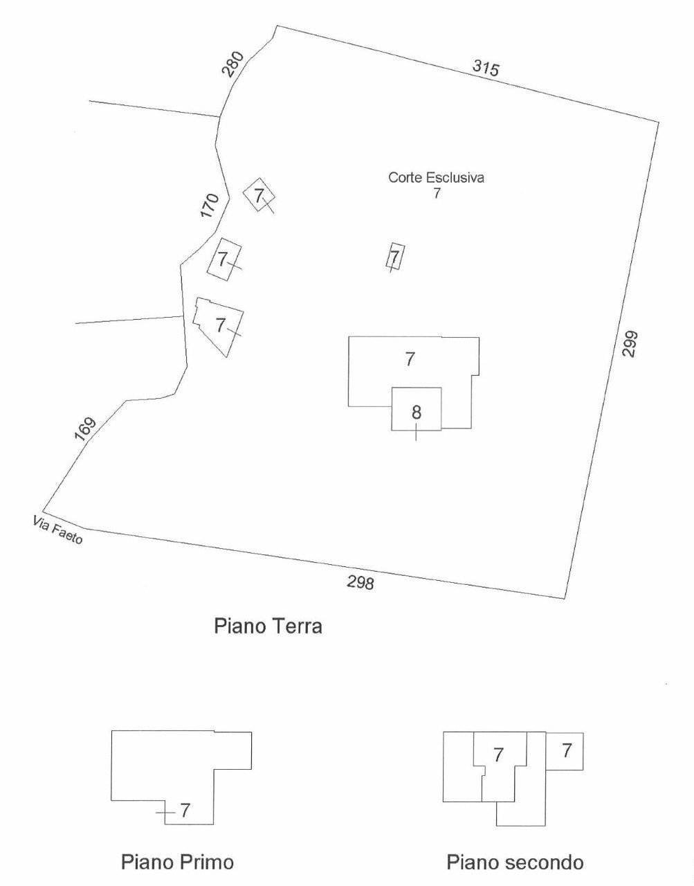 Single Family Villa Monterenzio - floor plans 1