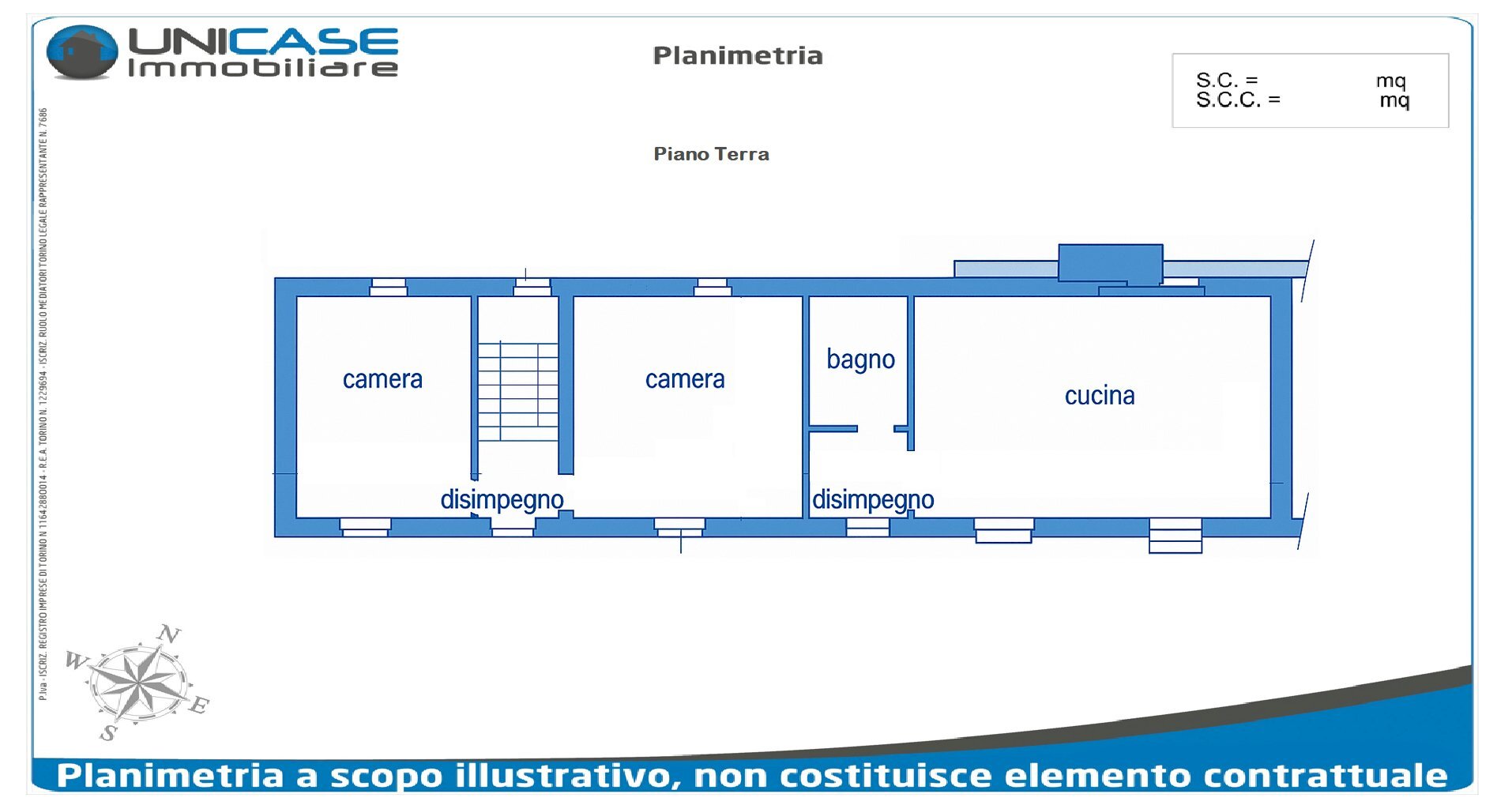 Villa Bifamiliare Via Famolasco, 17, Bibiana - planimetria 1