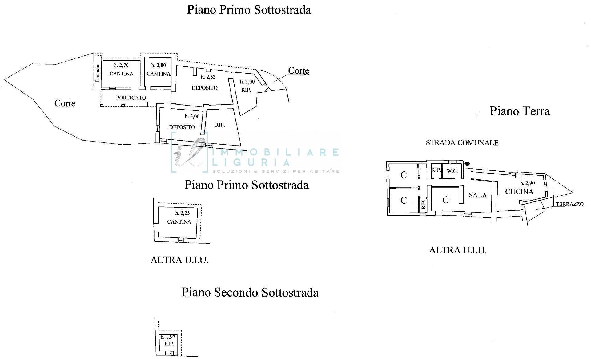 Foto 47 - Rustico Borgata Comparati, Casanova Lerrone - planimetria 1