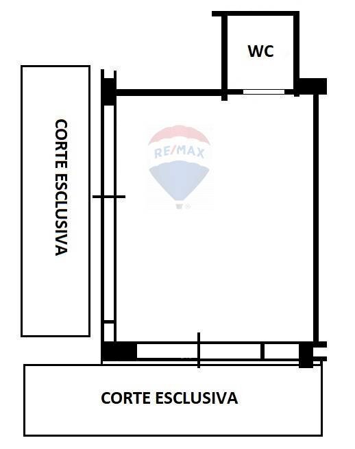 Pianta 2D - Locale Commerciale Via Anwar Sadat
 
136, Palermo - planimetria 1