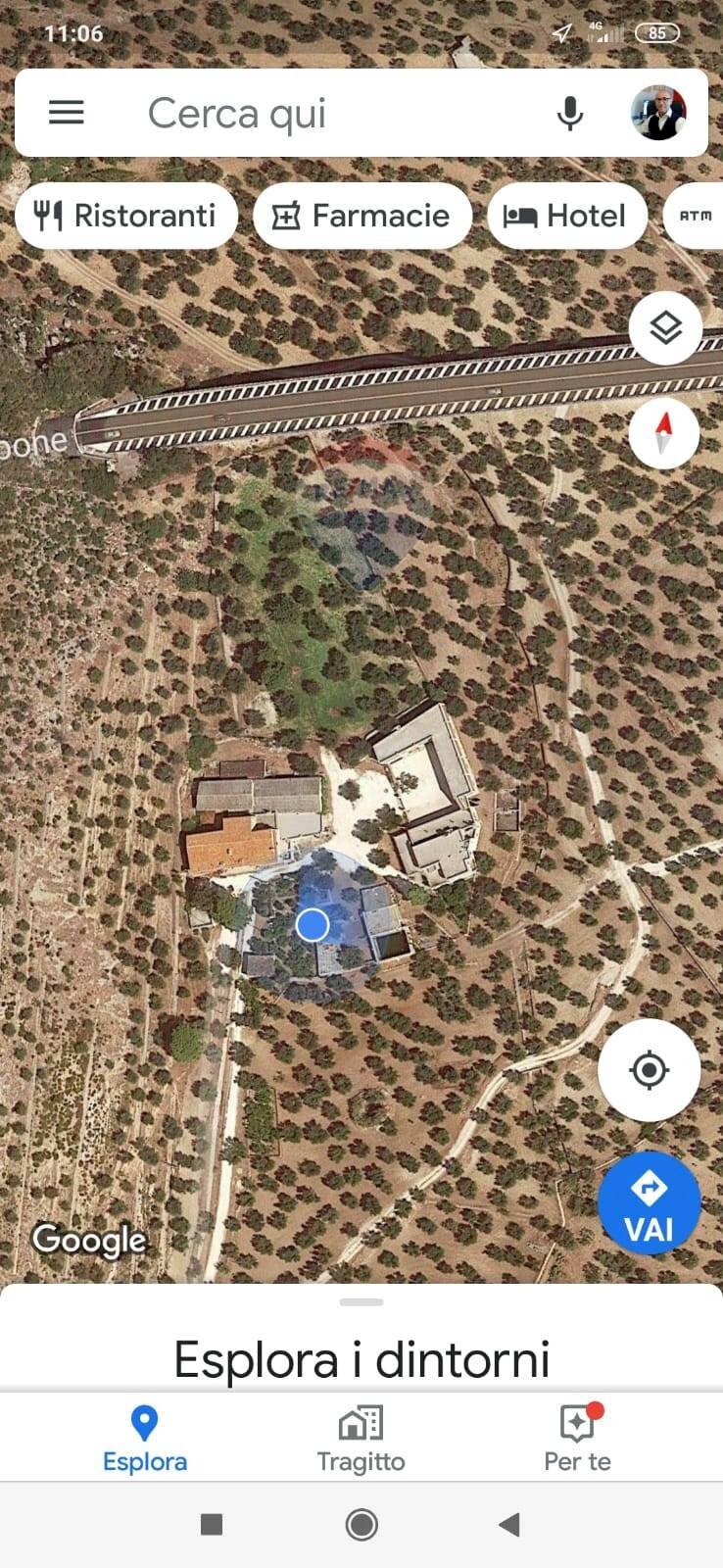 Posizione della mappa - Rustico Contrada Asprolonga
 
2, Mattinata - planimetria 1