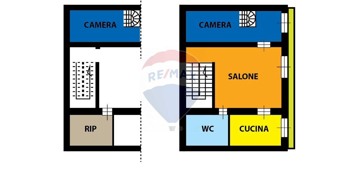Pianta 2D - Trilocale Via Speranzella
 
59, Napoli - foto 1